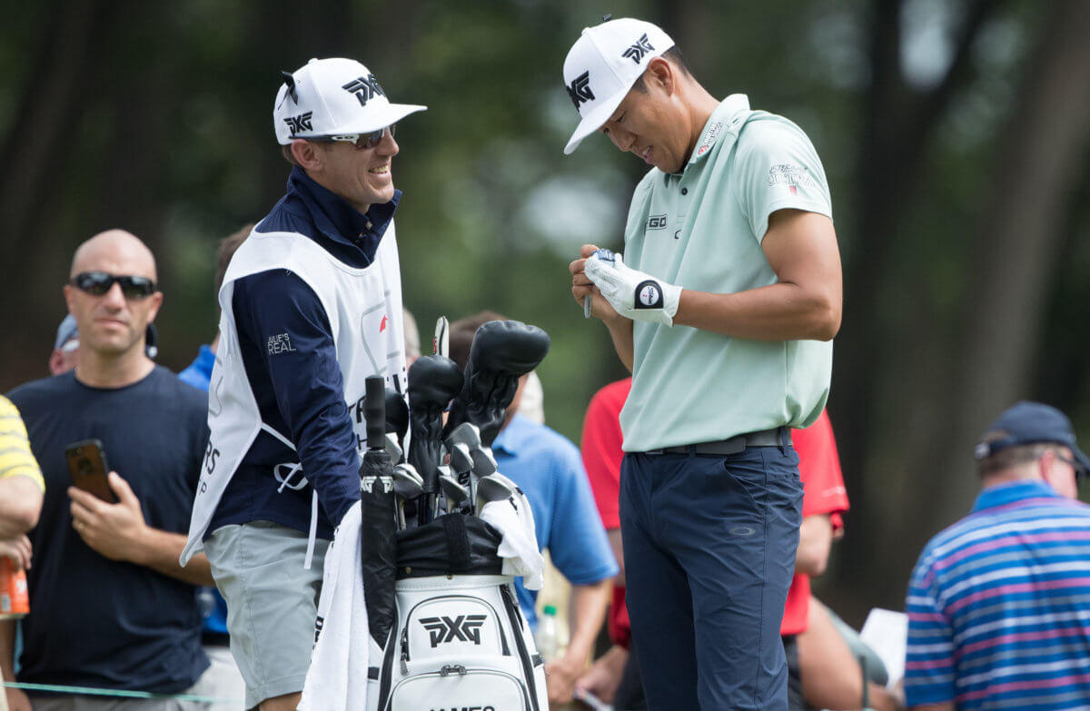 pga tour caddie yardage book