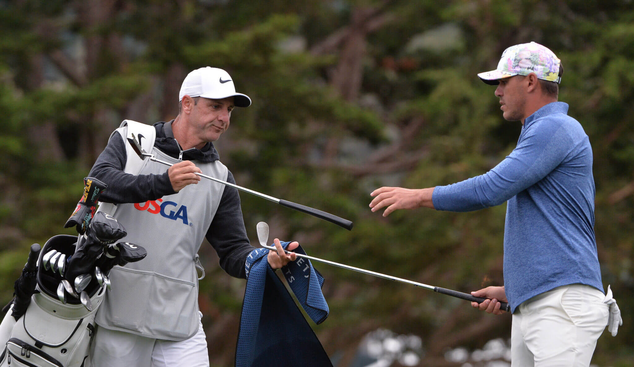 Player/caddie pairs at the 2019 U.S. Open Caddie Network