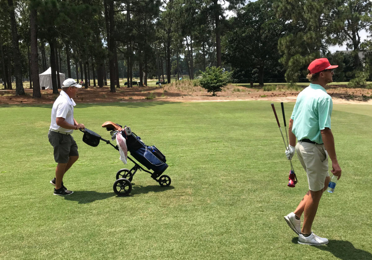 With his father on the bag, Denny Job living a dream this week at U.S