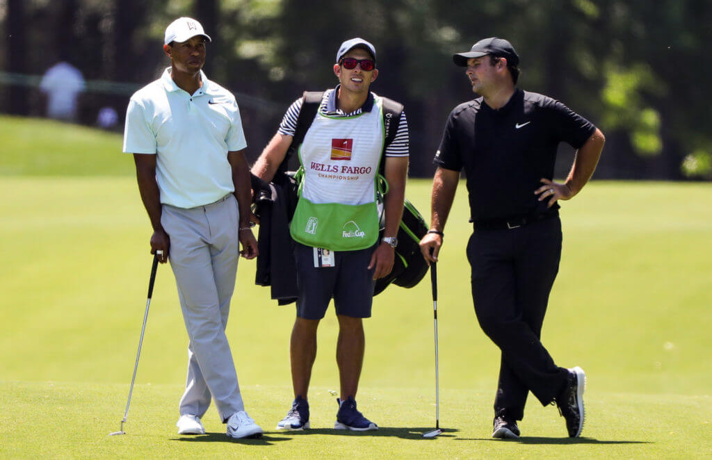 Tiger Woods, Kessler Karain, Patrick Reed