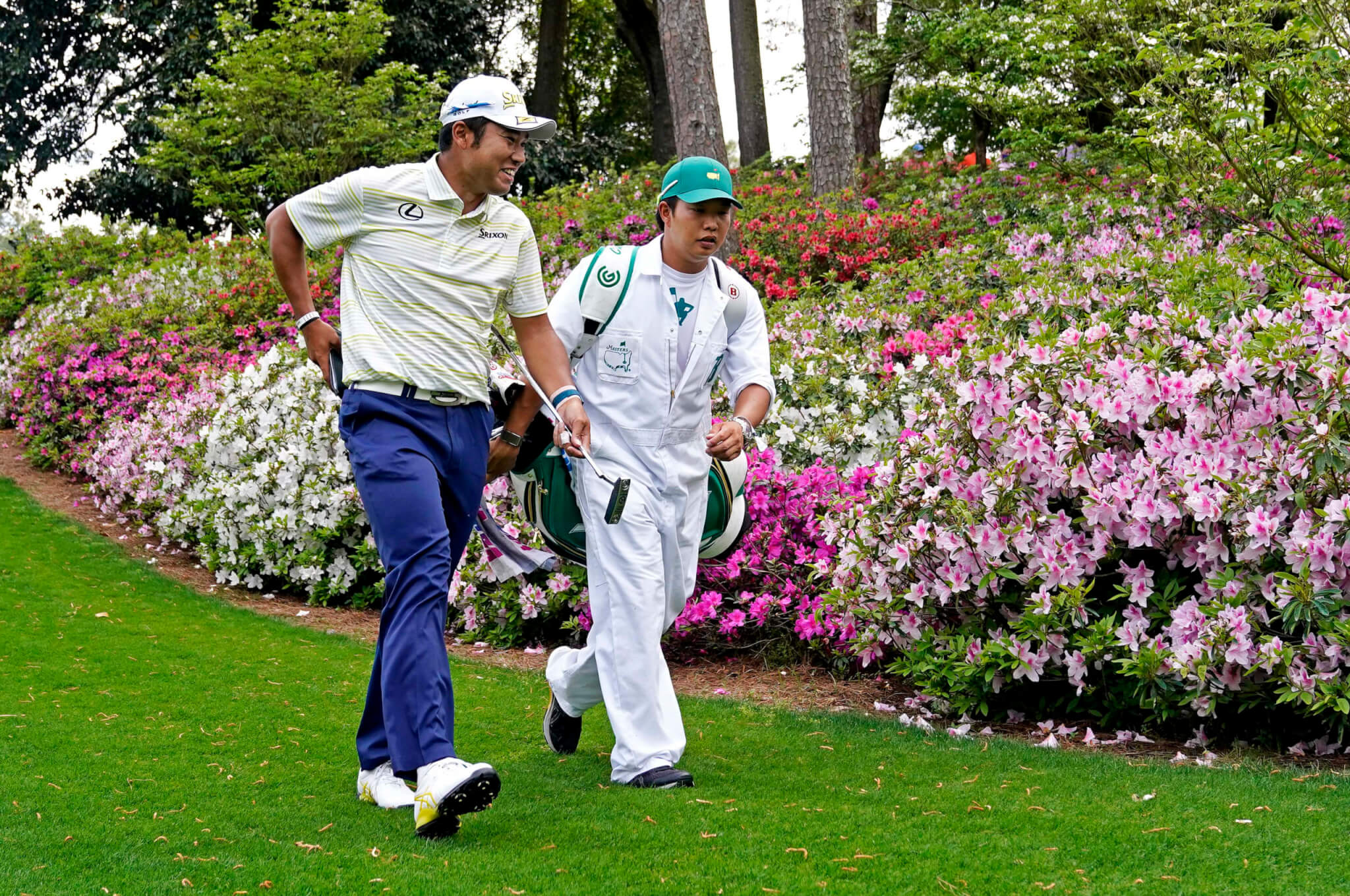 Photos Caddies at the 2021 Masters Tournament Caddie Network