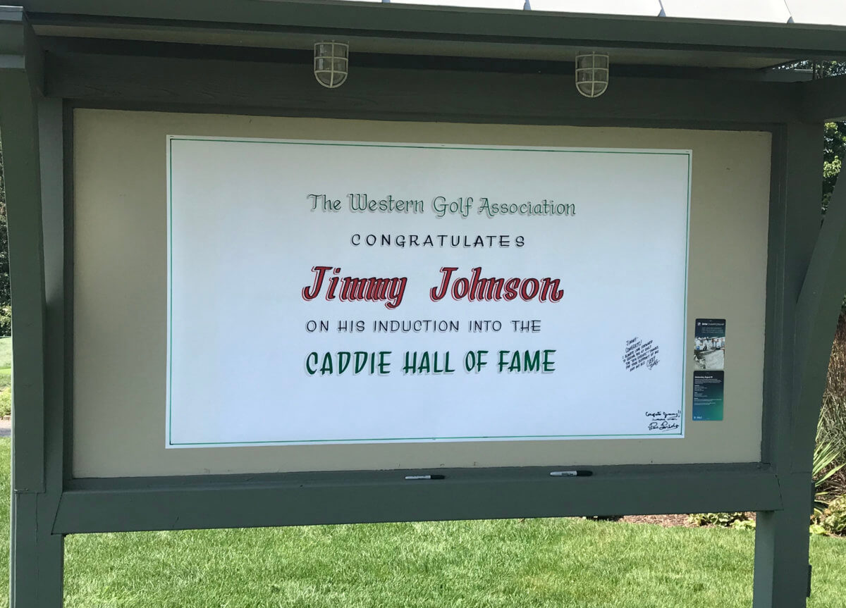 Jimmy Johnson touched by Caddie Hall of Fame honor Caddie Network