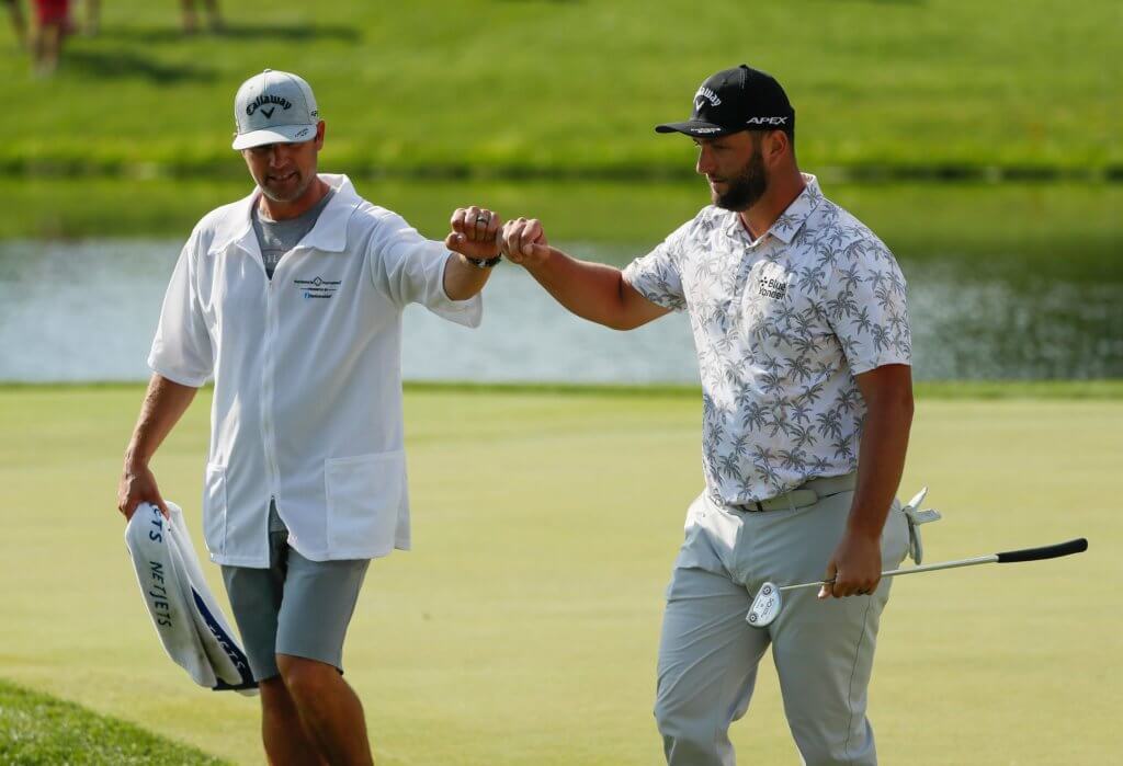 jon rahm caddie